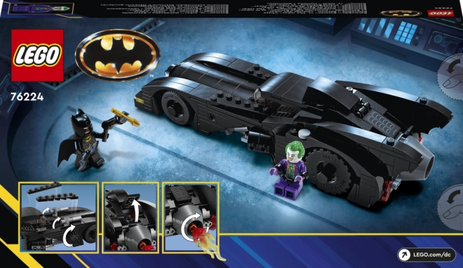 Batman™ és Joker™: Batmobil üldözés LEGO® DC készlet