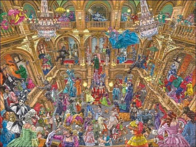 Heye puzzle állatjelmezekkel 1500 darabos