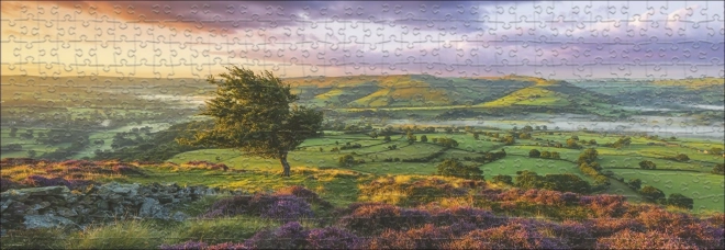 Heye panoráma puzzle lila virágzás 1000 darab