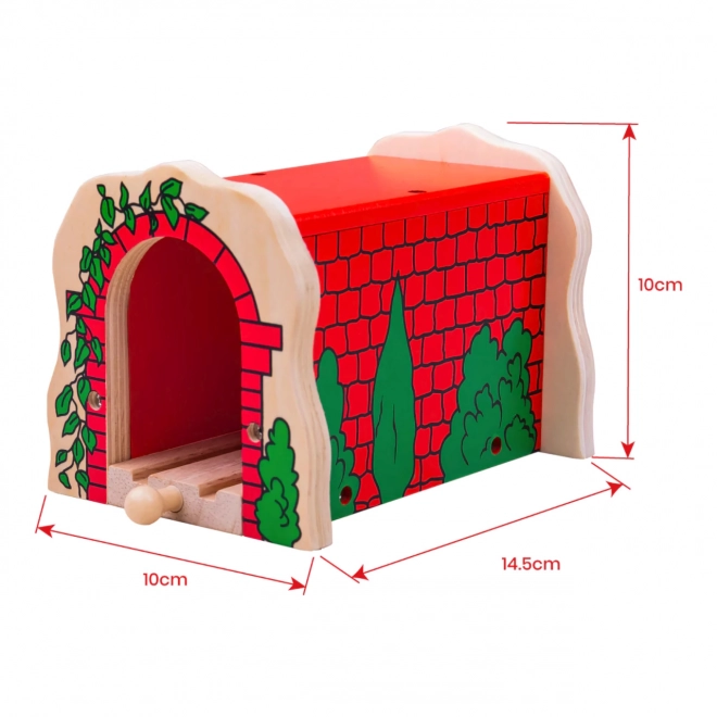 Bigjigs Rail Téglalap Alakú Vasúti Alagút