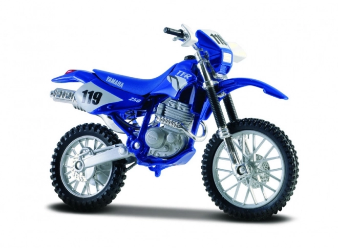 Fém motorkerékpár modell Yamaha TT-R 250 1/18 állványal