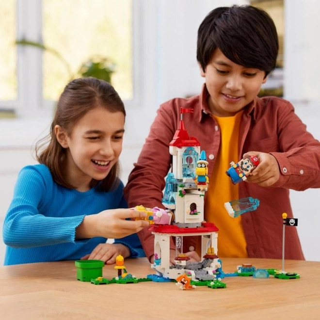 Lego Super Mario - Peach cica és a jégtorony kiegészítő készlet
