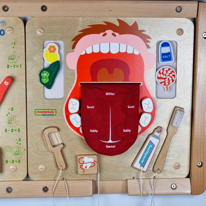 Masterkidz montessori fogápolási falitábla