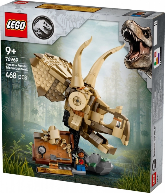 Lego Jurassic World Dinoszaurusz Csontvázak: Triceratops Koponya