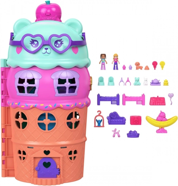 Polly Pocket Jégház medencével