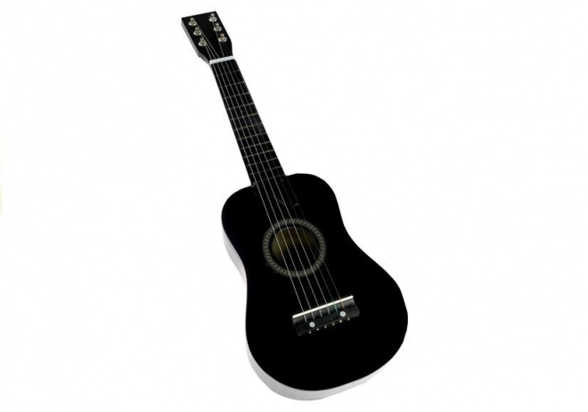 Klasszikus Fa Gitár Pengetővel Fekete 60 cm