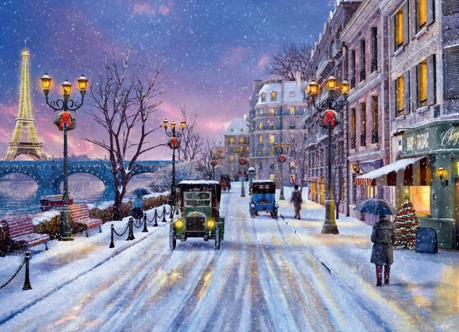 Karácsonyi este Párizsban Puzzle 1000 darabos