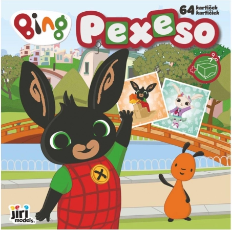 Pexeso füzetben – BING nyuszi – 64 kártya