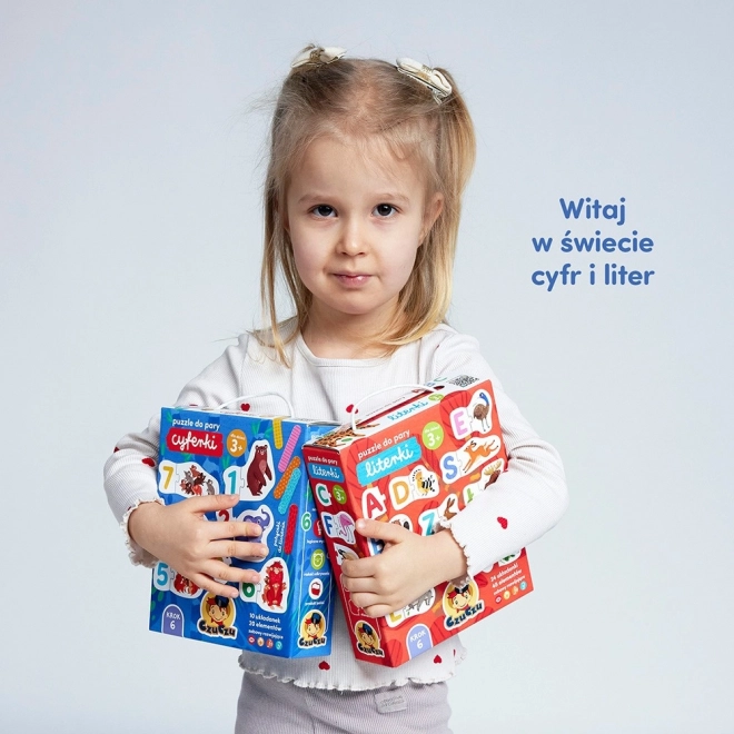 Párosító puzzle - számok