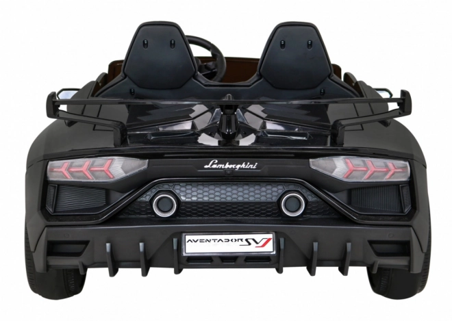 Lamborghini SVJ DRIFT pro 2 gyerekek fekete + Drift funkció + távirányító + MP3 LED + lassú indítás