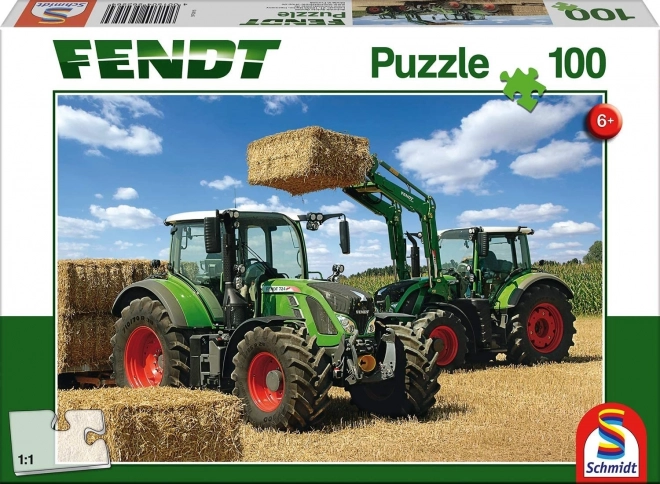 Traktor puzzle Fendt 100 darabos