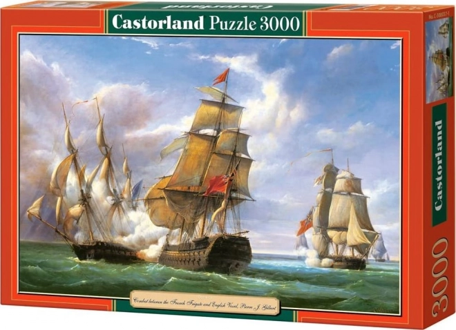Tengerészeti csata 3000 darabos puzzle - CASTORLAND