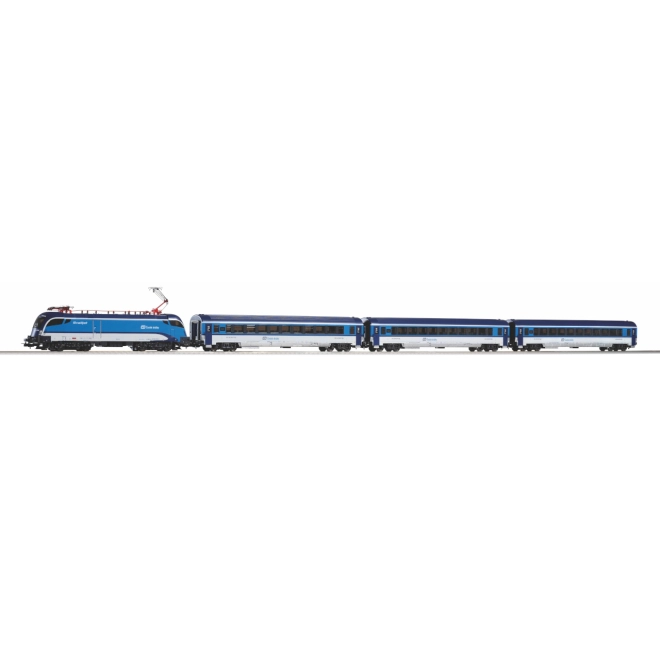 Részletgazdag ČD Railjet modell világítással