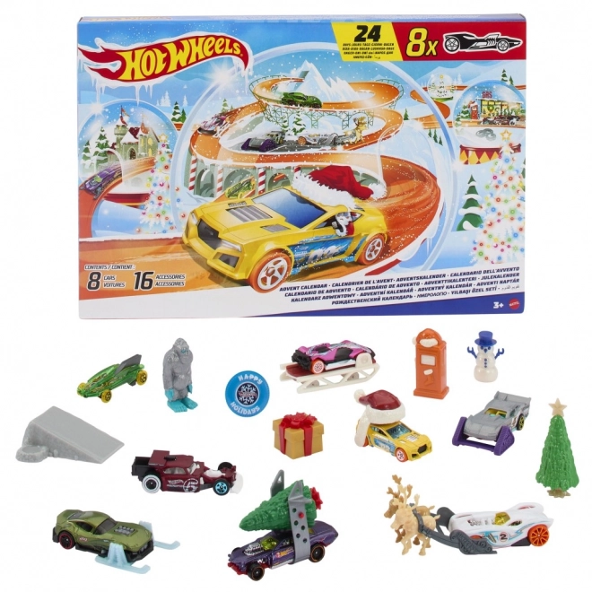 Adventi naptár 2024 Hot Wheels