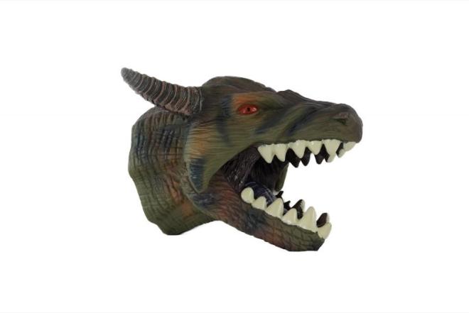 Élethű dinoszaurusz fej