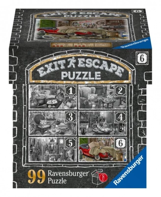 Ravensburger Szökés Puzzle - Kísérteties Kastély