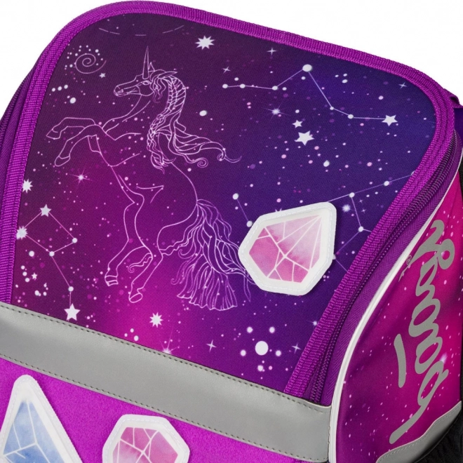 Baagl iskolai aktatáska Zippy Unicorn Universe