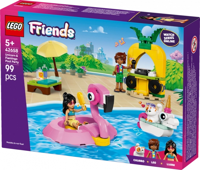 Lego Friends Szórakozás az egyszarvús és flamingós medencénél