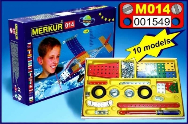 Repülőgép építőkészlet 10 modell 141 darab