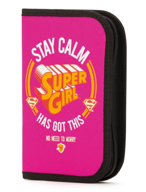 Stílusos Super Girl „stay calm” motívum