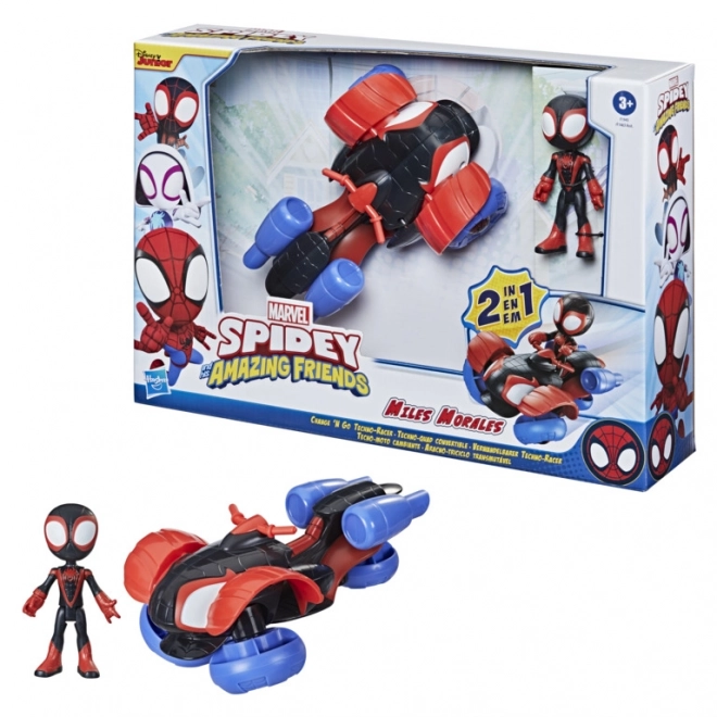 Spider-Man átváltoztatható járművek és figurák