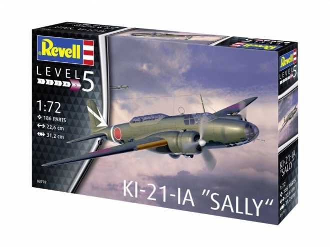 Ki-21-LA Sally műanyag modell 1/72