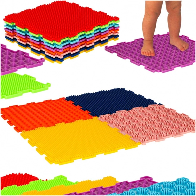 Ortopédiai szenzoros puzzle lábmasszázshoz