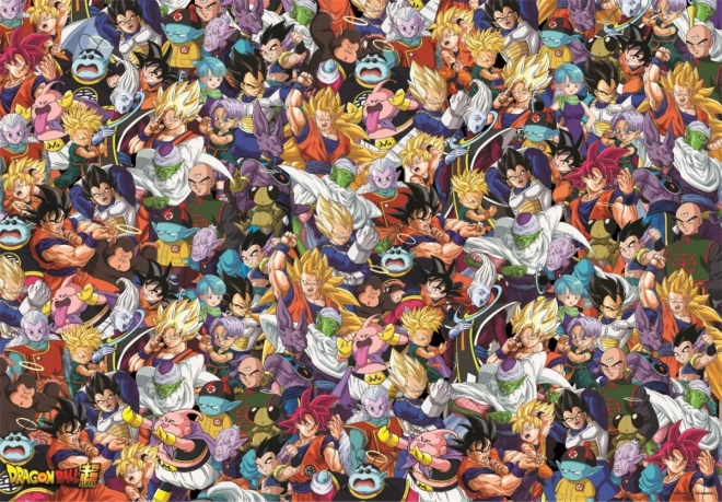 Puzzle 1000 darabból Kompakt Anime Dragon Ball