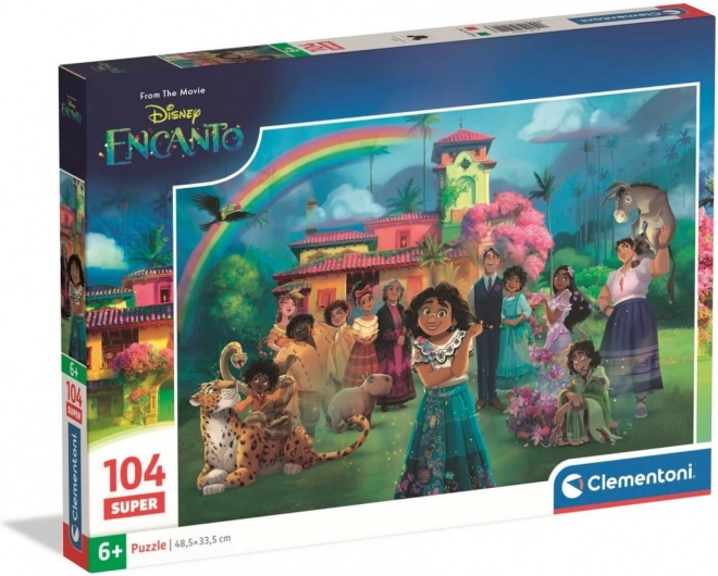 Puzzle Encanto: Család SUPER 104 darabos