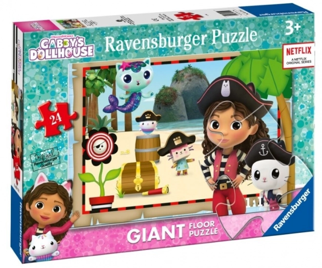 Ravensburger 24 darabos óriás puzzle - gabi cica háza