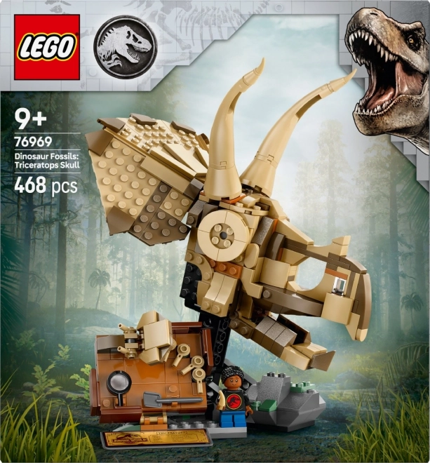 Lego Jurassic World Dinoszaurusz Csontvázak: Triceratops Koponya