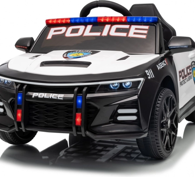Fekete rendőrautó 911 Ügynökség