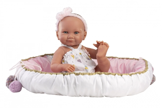 Újszülött baba - 40 cm-es élethű vinyl baba