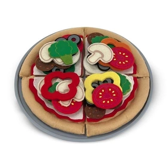 Filc Pizza Játék Melissa & Doug