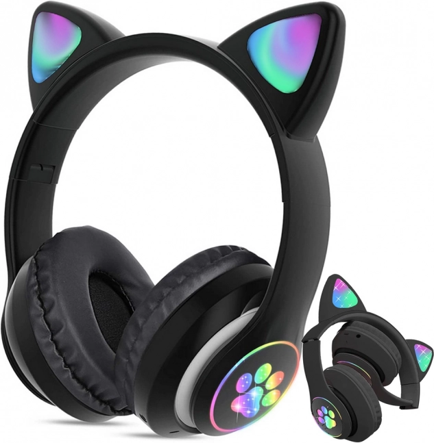 RGB macskafülek, amelyek stílusosan ragyognak