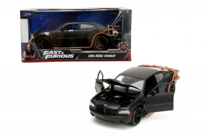 Racing Autó Dodge Charger 1:24 Akciófilm Stílusban