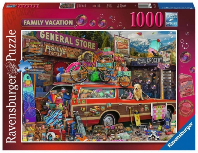 Ravensburger családi nyaralás puzzle 1000 darabos