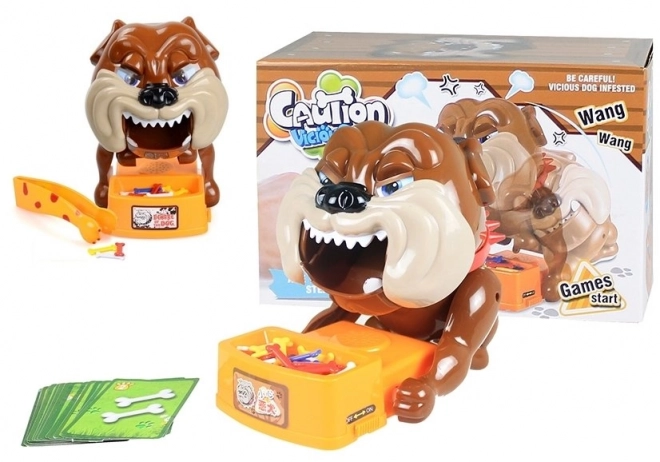 Ügyességi Játék Rossz Kutya Elemmel Barna Bulldog