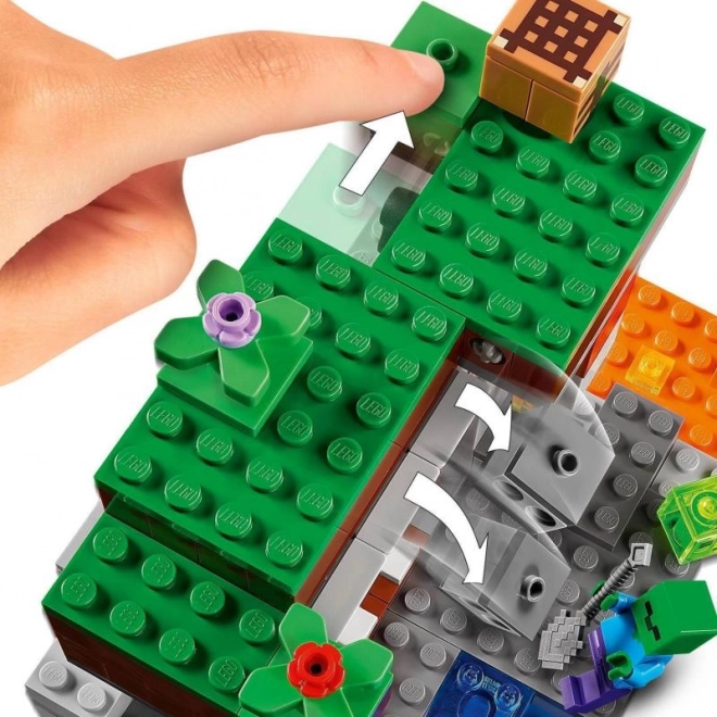 Lego Minecraft elhagyott bánya készlet