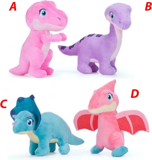 Puha plüss dinoszaurusz 18 cm
