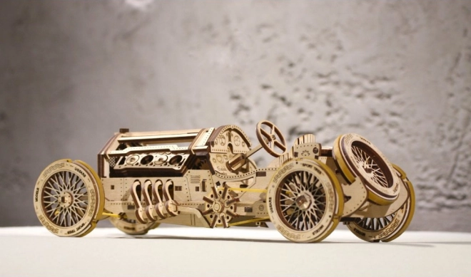 Mechanikus 3D Puzzle U-9 Grand Prix Autó - UGEARS