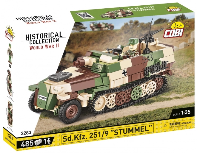 Sd.Kfz. 251/9 Stummel katonai építőkészlet