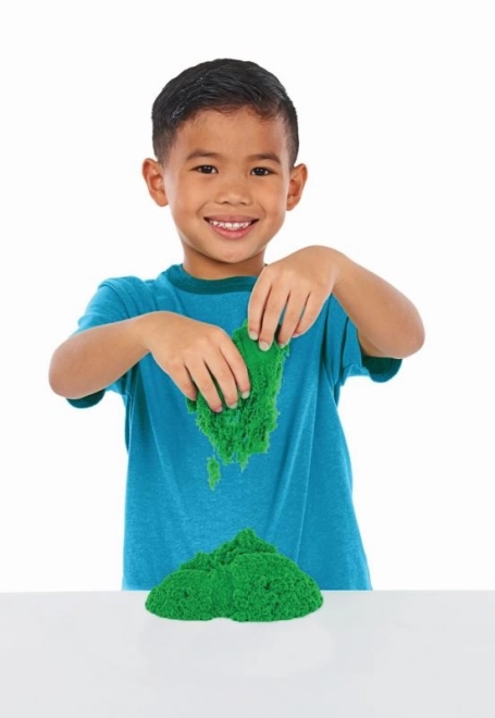 kinetic sand játszókészlet alátéttel Zöld