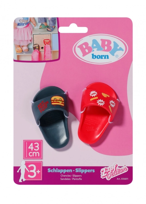Színes babapapucsok BABY born babáknak