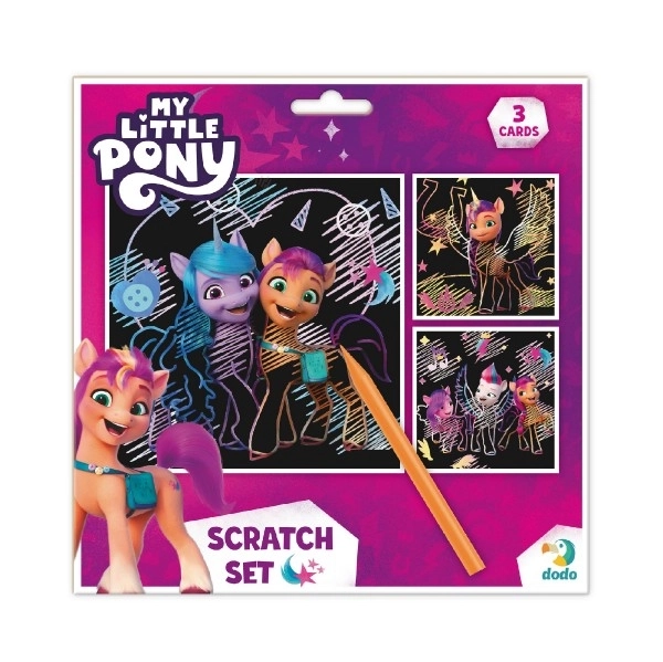 Színes kaparós képek My Little Pony mintával