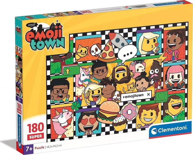 Clementoni puzzle 180 db - Emojii város