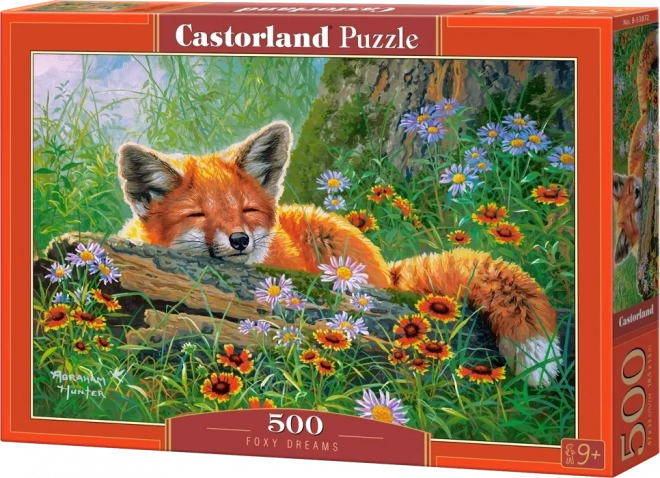 castorland rókás puzzle 500 darabos