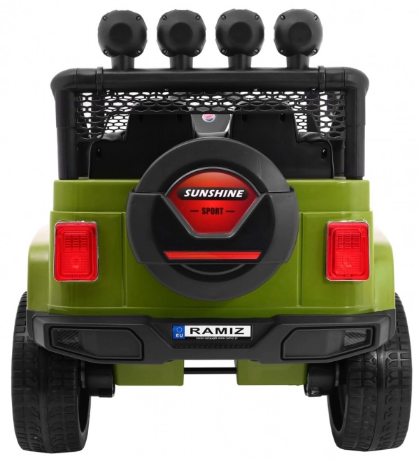 Raptor Drifter zöld terepjáró + távirányítás + 4x4 meghajtás + tárolóhely + lassú indulás + MP3 LED dióda