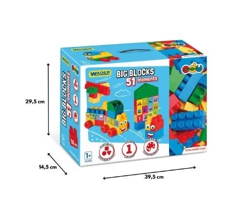 big blocks 51 darabos építőjáték készlet