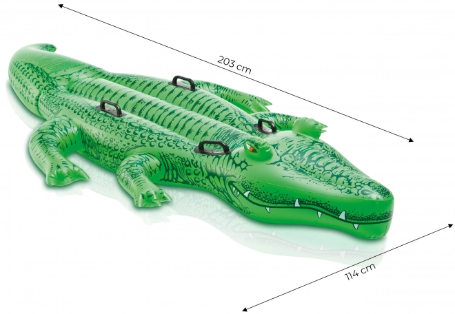 Felfújható krokodil